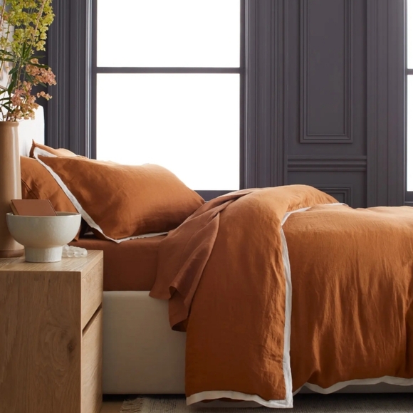 NWOT Linen Duvet Cover - Picture 2 of 9